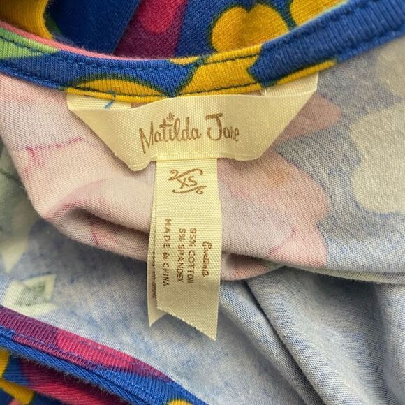 Matilda Jane Brilliant Daydream Dream Weaver Maxi Dress Blue Floral XS - Picture 3 of 3